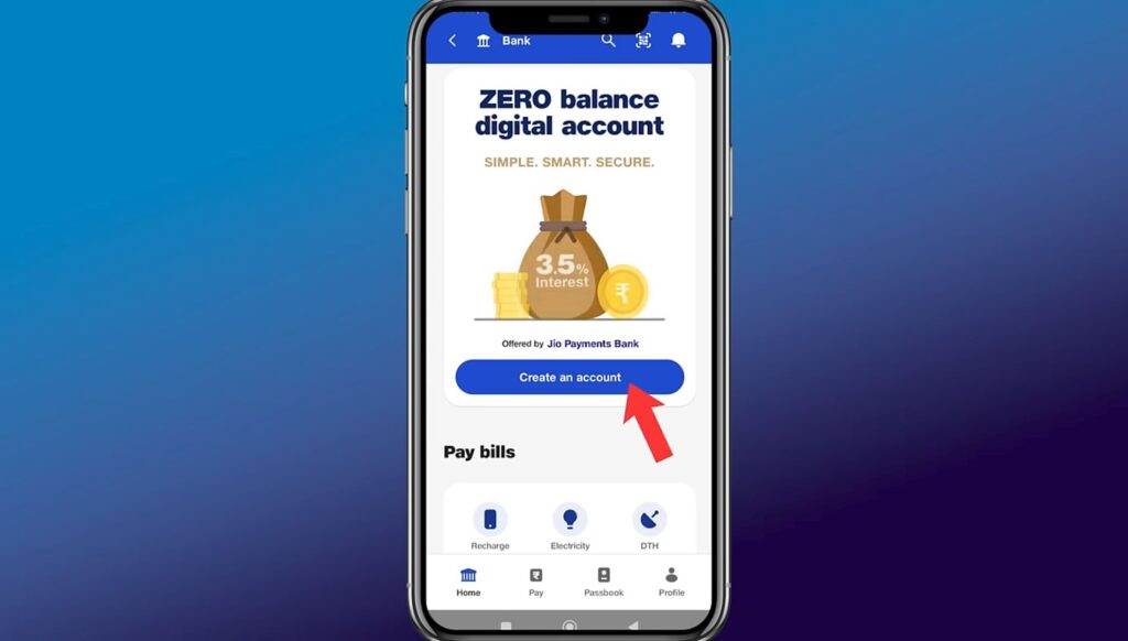 Jio Payments Bank Online Account Opening