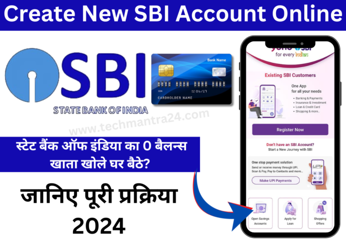 Create New SBI Account Online